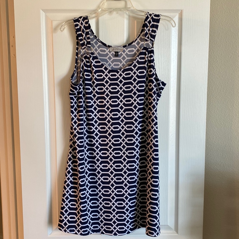 Dark blue dress